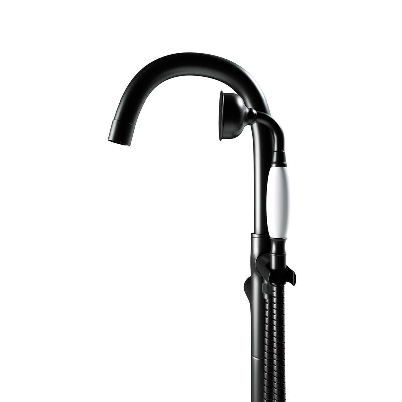 Neptune Single Handle Floor Mounted Gooseneck Freestanding Tub Filler