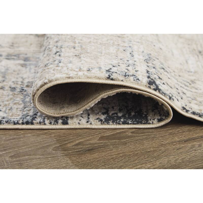 Signature Design by Ashley Gentor Blue/Ivory Rug
