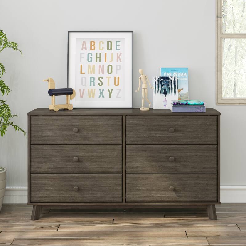 Max and Lily Solid Wood 6-Drawer Dresser