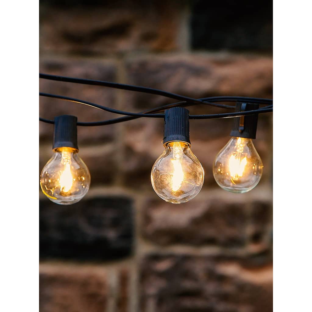 Brightech 1-Watt G40 Dimmable E17 LED Vintage Edison Light Bulb 2700K (15-Pack) - Soft White