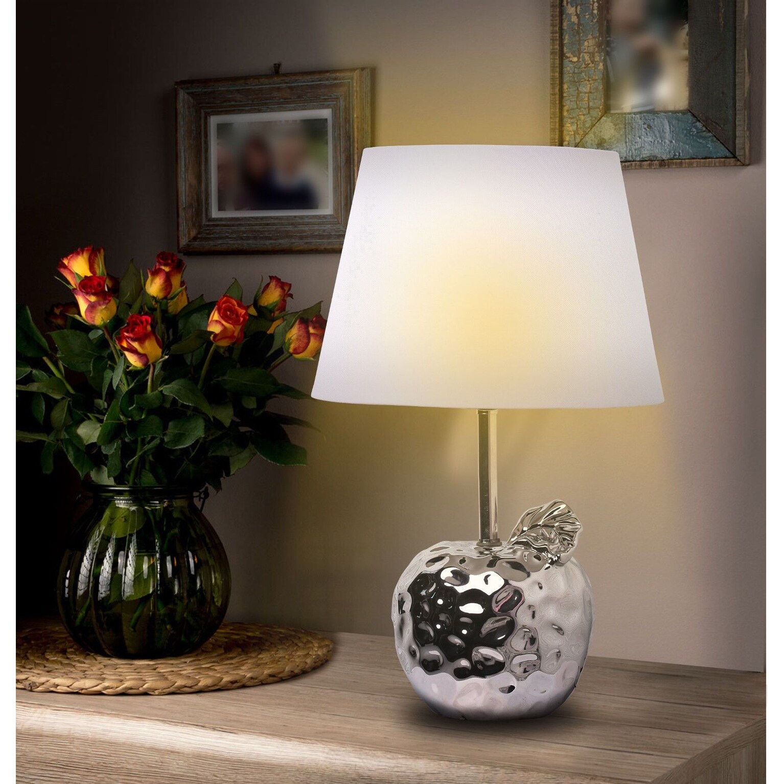 apple table lamp