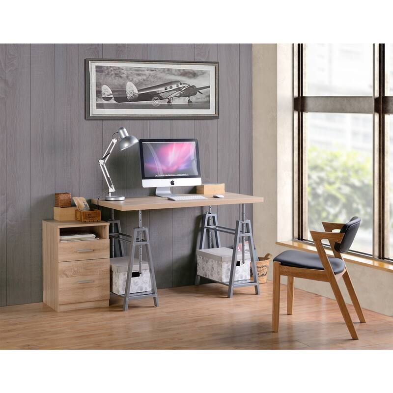 Adjustable Height Desk - Variable Standing Desk with Metal Frame