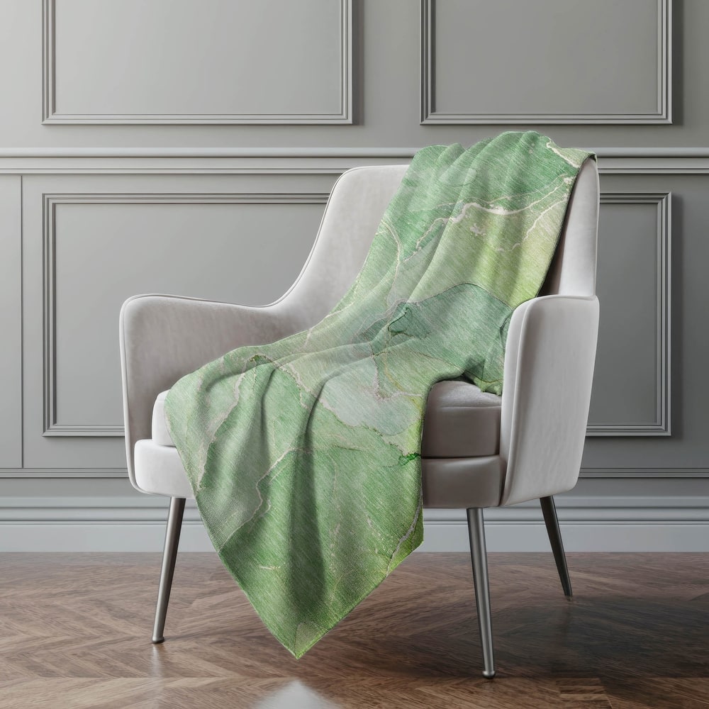 Premium Machine Washable Abstract Contemporary Sherpa Throw Blanket