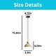 preview thumbnail 3 of 3, 1 pack hanging light stone pendant lighting yellow retro chandelier