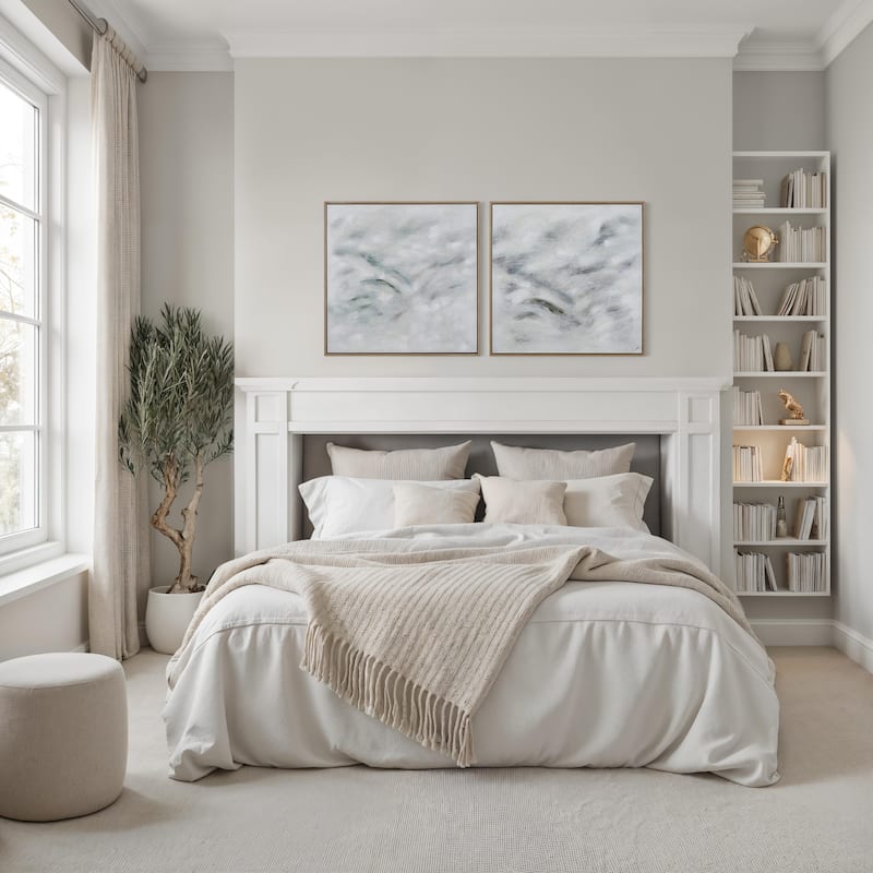 Renwil Becks 30" H x 30" W Canvas Art, (2 Piece Set)