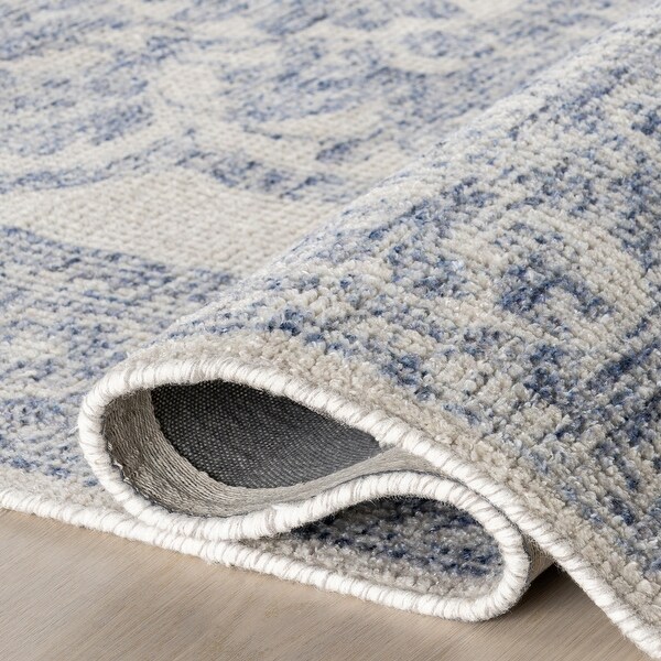 Padma Lakshmi Istanbul Hand-Tufted Ornate Border Wool-Blend Rug