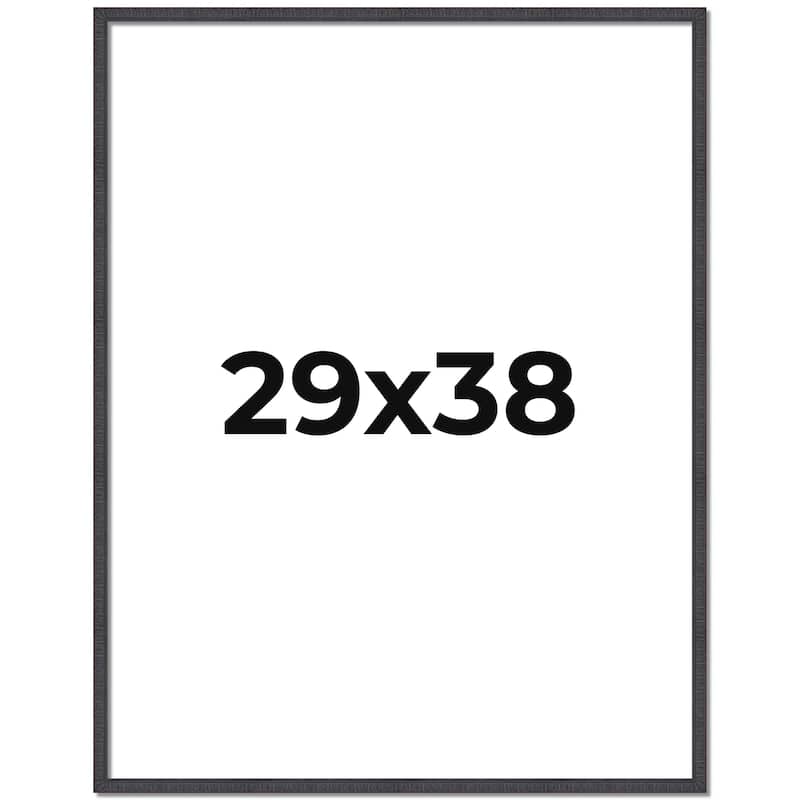29x38 Frame Brown Solid Wood Picture Frame - Complete Modern Photo