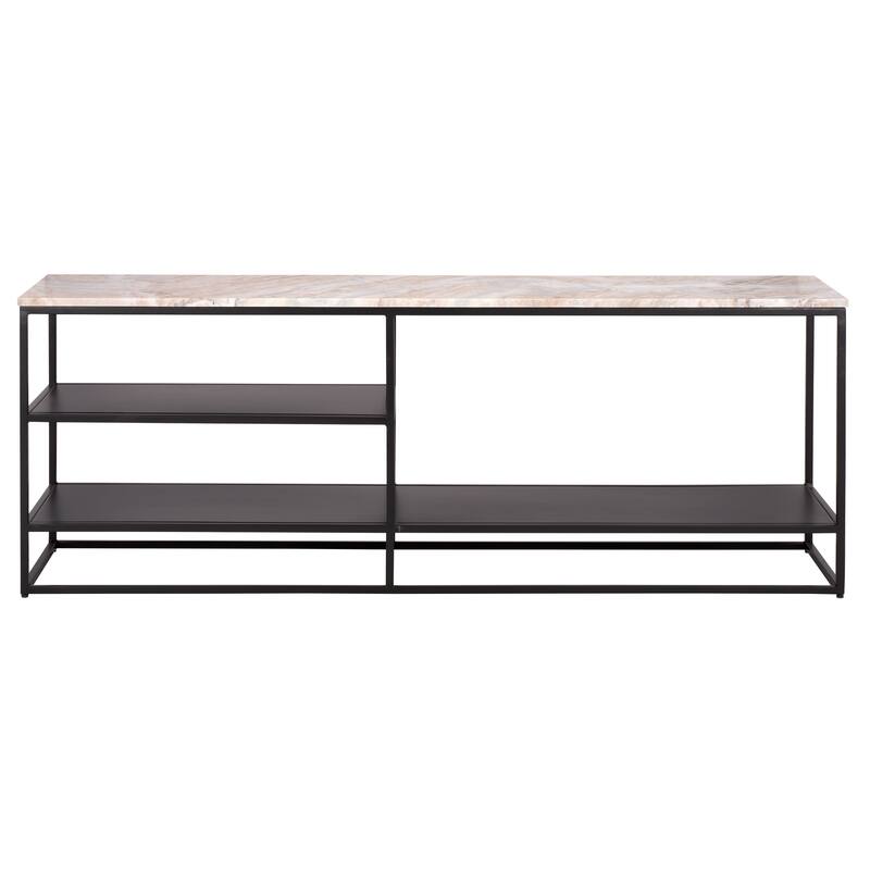 SAFAVIEH Couture Macklyn Marble Console Table - 59"W x 14"D x 22"H