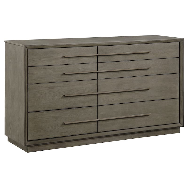 Durango 8-drawer Dresser Taupe Oak - Dresser