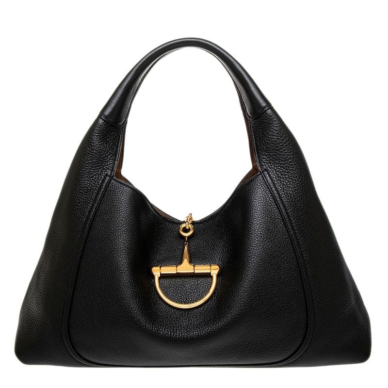 Gucci Softbit Maxi Shoulder Bag - Black