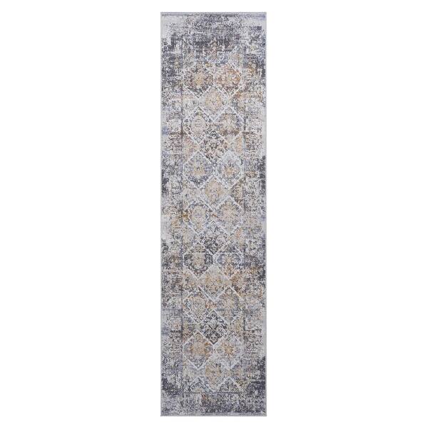 slide 2 of 7, LOOM & LUXE Collection 2X8 Multi/Traditional Non-Shedding Area Rug - 96" D x 26" W x 0.28" H