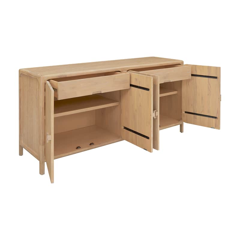 NPD Furniture Hansville Sideboard 4 Doors with 2 Inner Drawers