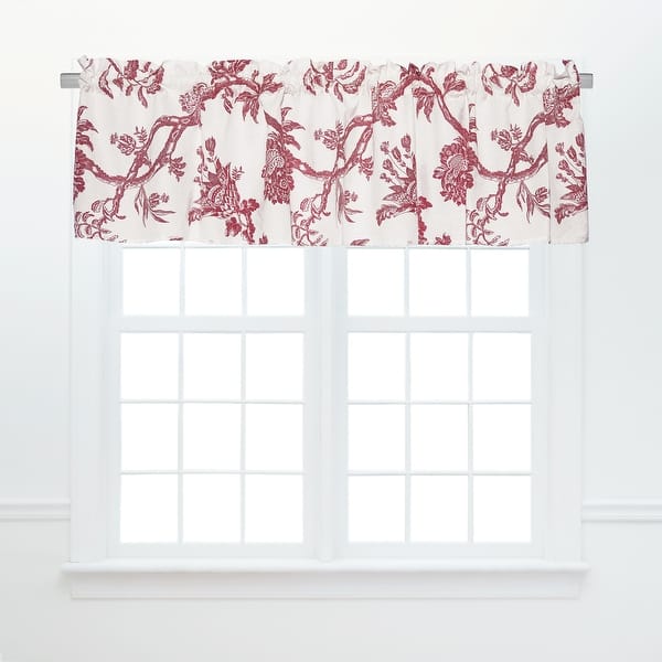 slide 1 of 3, Colonial Williamsburg Arcadia Red Valance
