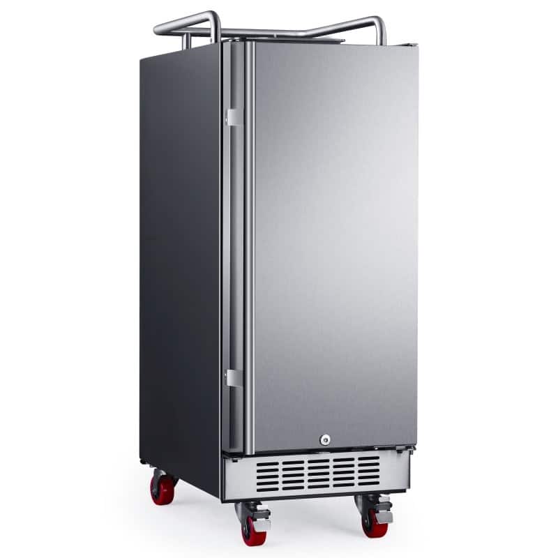 EdgeStar 15 Inch Wide Kegerator Conversion Refrigerator with Forced