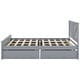 preview thumbnail 26 of 33, Wooden Storage Platform Bed with 4 Drawers & Support Legs