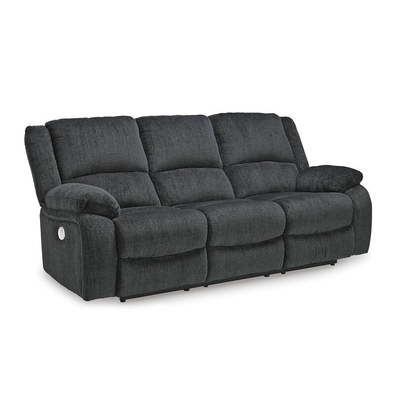Draycoll Power Reclining Sofa, Gray - 40" x 88" x 40"