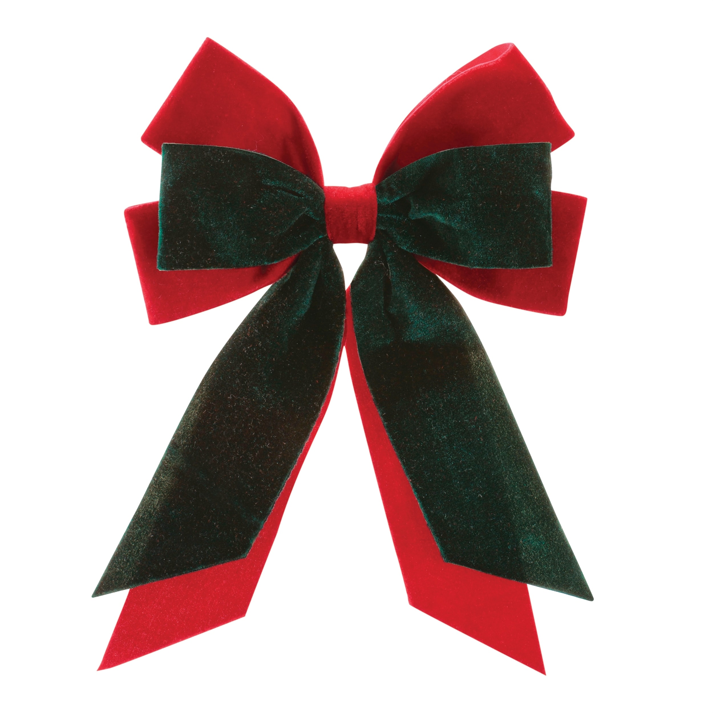 Double Bow Ornament (Set of 2)