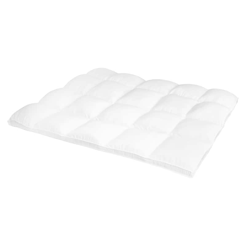 Superior Brushed Microfiber Down Alternative Mattress Topper, 2 Inch - White