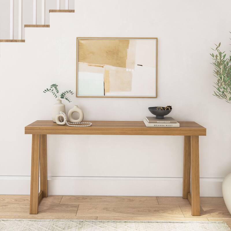 Plank and Beam Classic Solid Wood Console Table - 66"