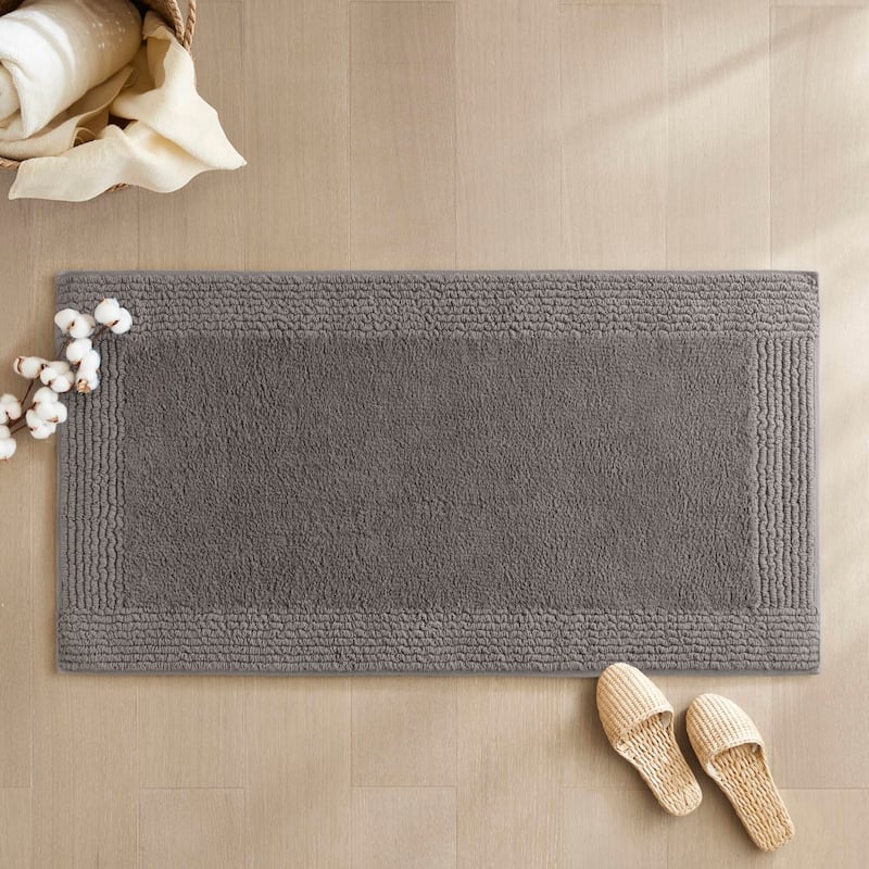 Madison Park Signature Splendor 100-percent Cotton Tufted 3000 GSM Reversible Bath Rug