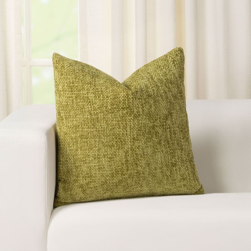 Siscovers Enchanted Woven Velvet Throw Pillow - 20 x 20 - Ivy