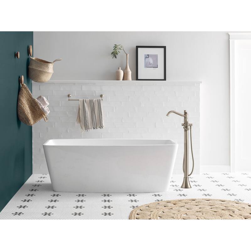 Moen Belfield Floor Mounted Tub Filler with Built-In Diverter -