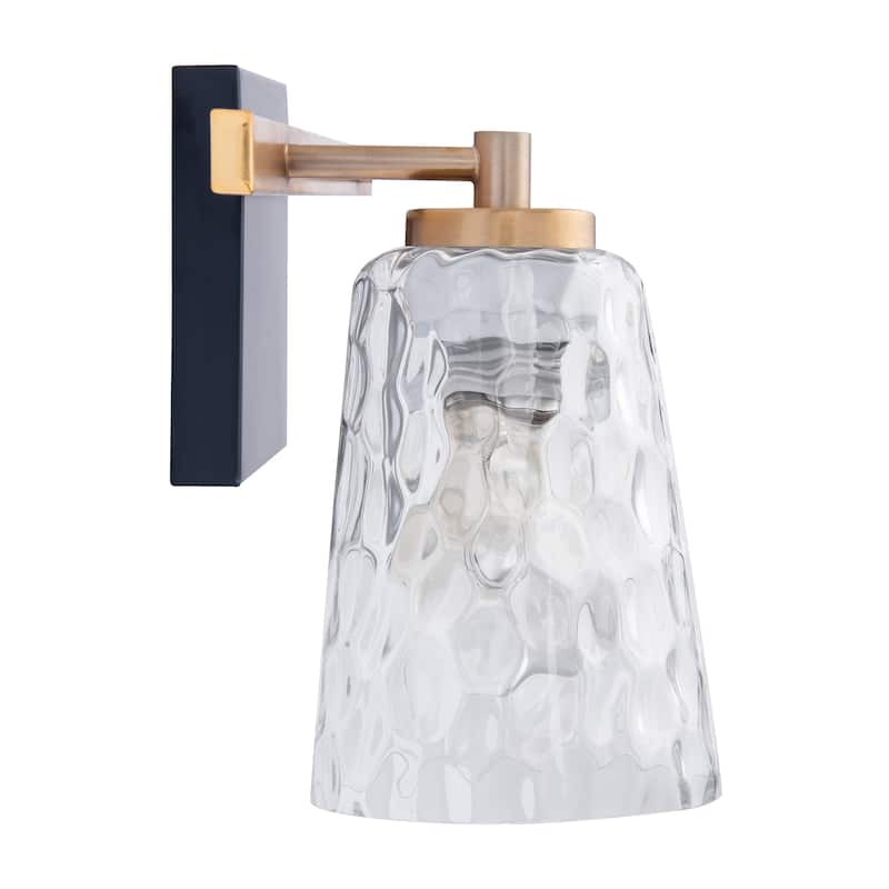Modern Radiance 2-Light Gold Vanity Light - 15"L x 5.9"W x 7.5"H