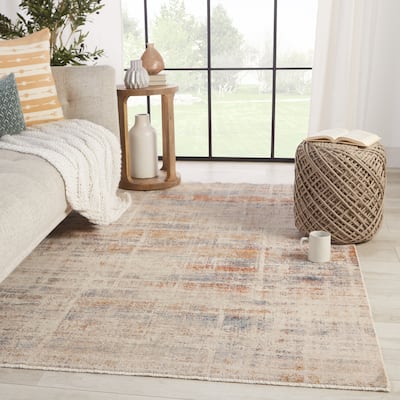Aerin Abstract Multicolor/ White Area Rug