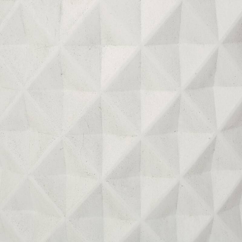 Pleated Stone-Look Classic Outdoor Planter Pot, for Garden and Patio