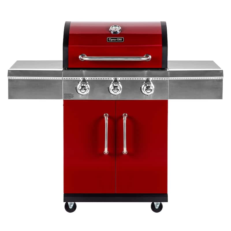 Dyna-Glo 3 Burner Red LP Gas Grill