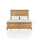 preview thumbnail 10 of 15, Furniture of America Wellington Farmhouse Natural Oak Solid Wood Kids Panel Bed