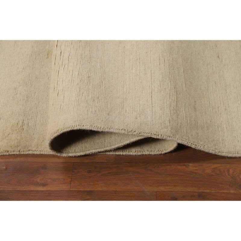 Contemporary Gabbeh Oriental Area Rug Hand-Knotted Wool Carpet - 6'5"x 9'7"