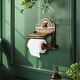 preview thumbnail 7 of 14, Antique Brass Victorian Wall Mount Toilet Paper Holder 6.9 Inch Renovators Supply