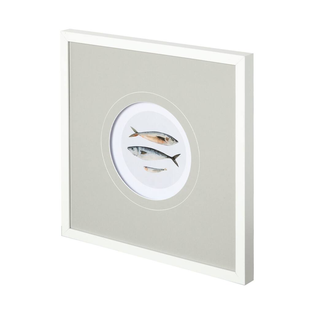 Three Fish I Framed Art Print