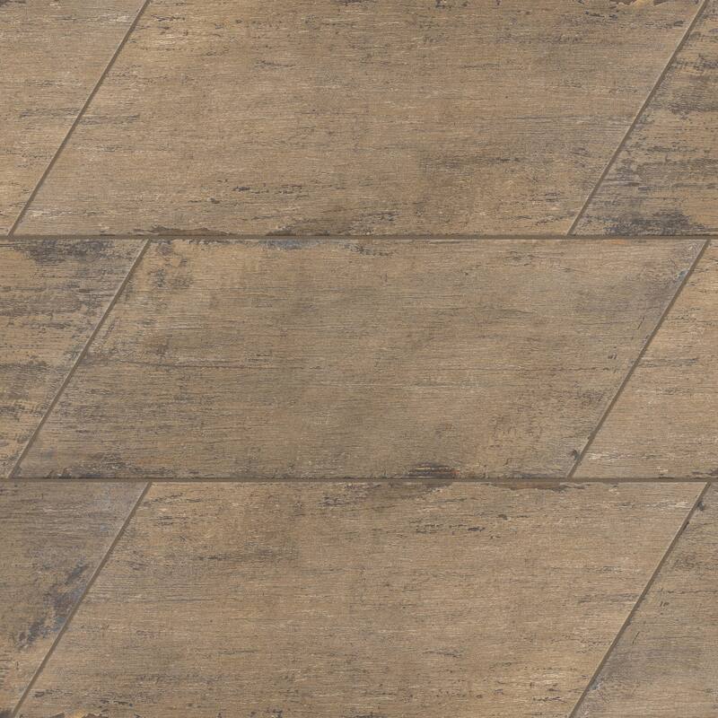 Merola Tile Retro Naveta Terra 7" x 16-3/8" Porcelain Floor and Wall Tile