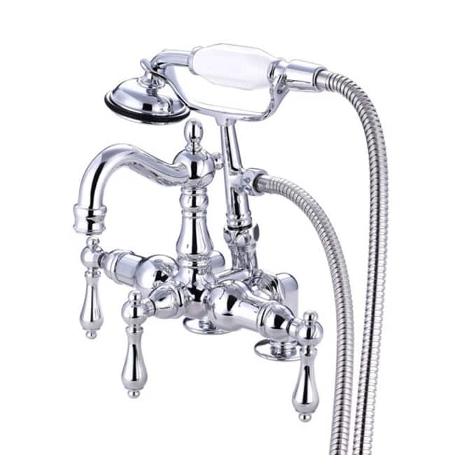 Kingston Brass Vintage Deck Mounted Clawfoot Tub Filler with Personal