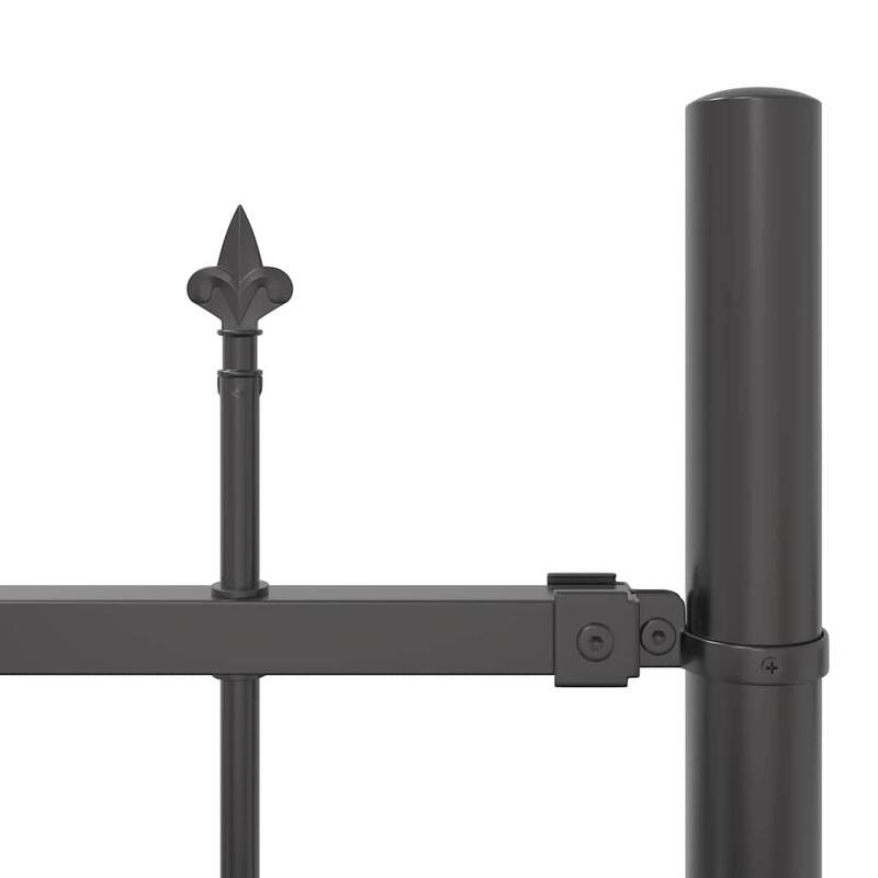 vidaXL Garden Fence Gray