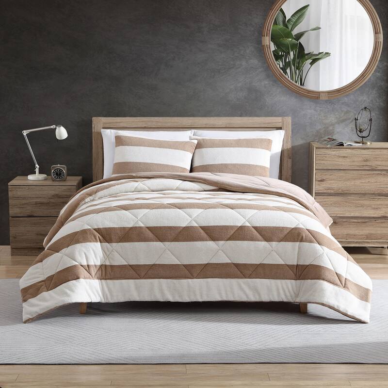 Nautica Lawndale Plush Reversible Comforter Set