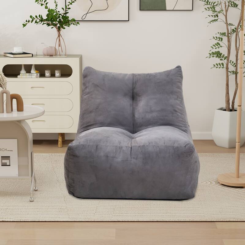 Bean Bag Chair,Lazy Floor Sofa Couch with Pocket