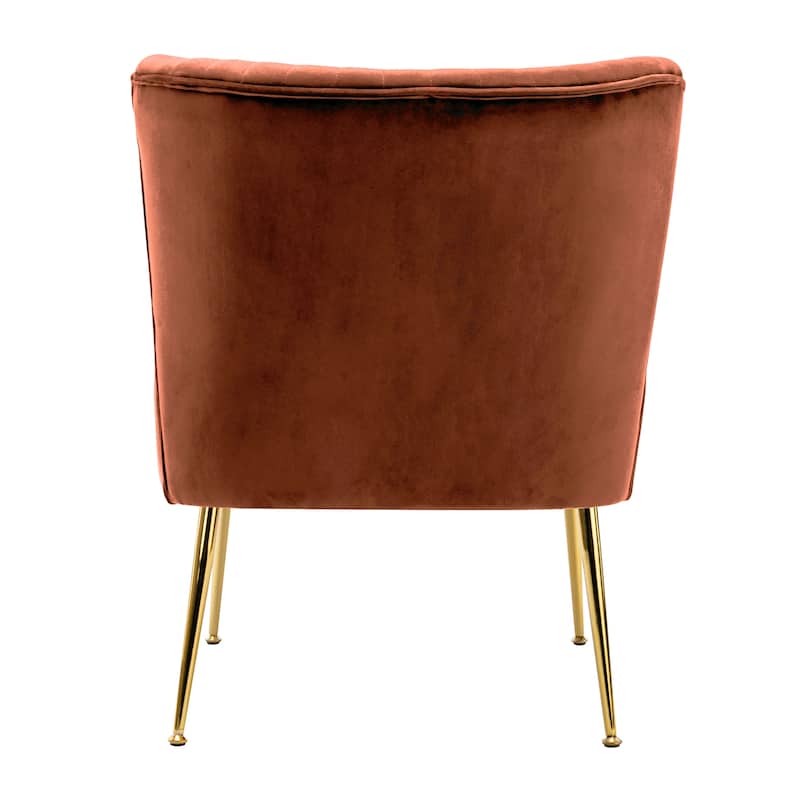 Heaven Contemporary Velvet Upholstered Accent Chair