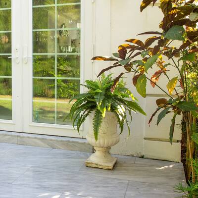 Artificial Boston Ferns - 40" - Green - Set of 2