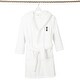 preview thumbnail 37 of 105, Sweet Kids 100% Polyester SUPER PLUSH Double Brushed Hooded Bathrobe with Black Bookman Monogram