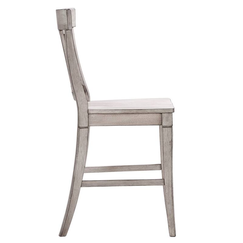 Eleanor Panel Back Wood Counter Chair (Set of 2) by iNSPIRE Q Classic