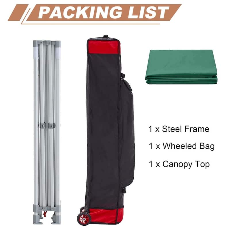 Tradesparker 10'x15' Pop Up Canopy Tent Commercial Instant Canopies - 10x15ft