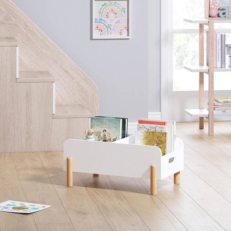 COSTARS Kids Bookshelf Small Childrens Bookcase, Toddler Book Rack, Wooden Book Display Shelf for Classroom Kids Room