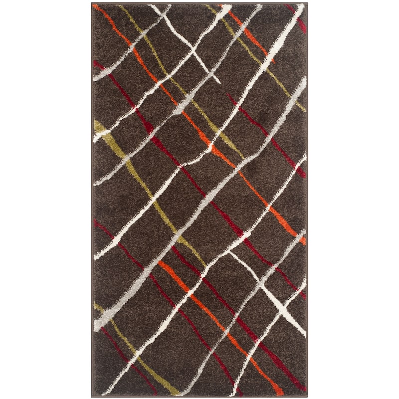 SAFAVIEH Porcello Fridrikka Modern Rug - 2' x 3'7" - Brown/Multi
