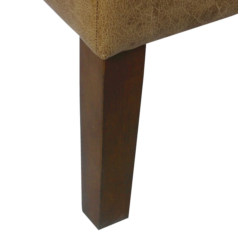 HomePop Square Coffee Table Ottoman – Stain-Resistant Cream Woven