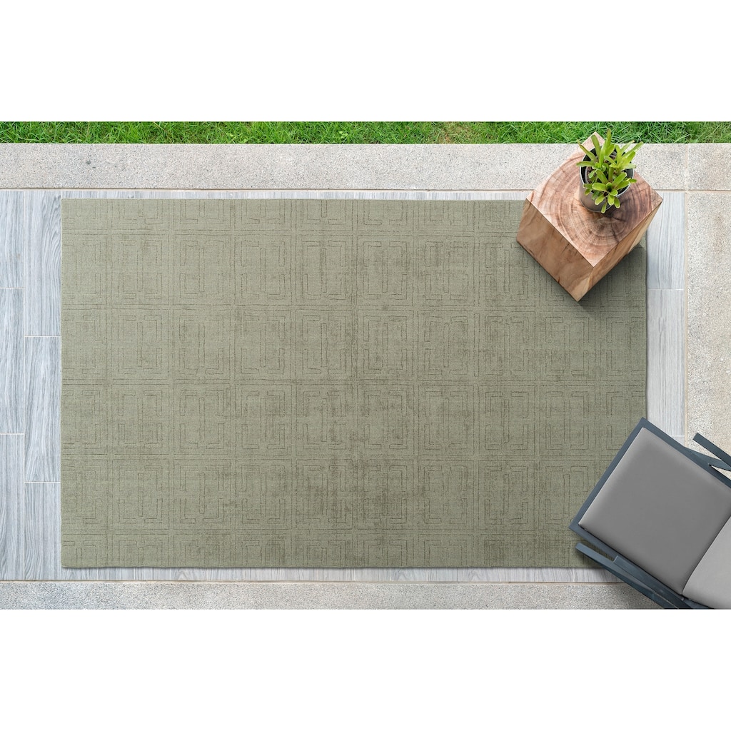 Hand-Loomed Polyester Moravec Rug