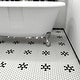 preview thumbnail 1 of 9, Merola Tile Metro 1" Hex Matte White Snowflake 10-1/4"x11-7/8" Porcelain Mosaic Tile