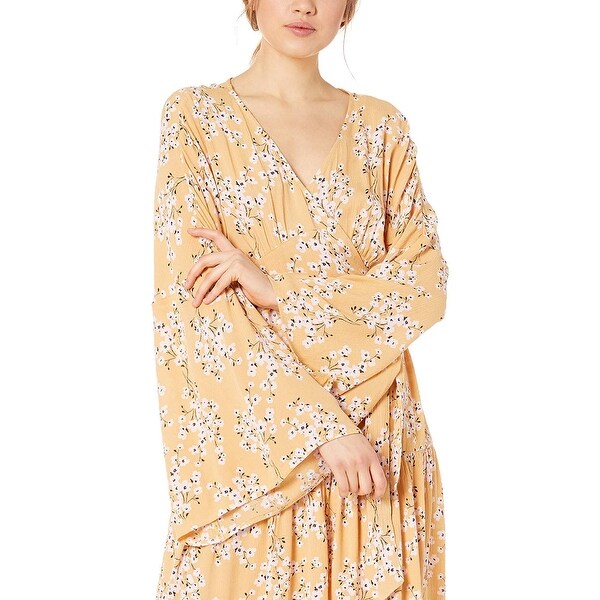 billabong yellow maxi dress